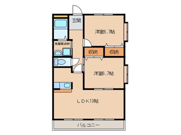 柿本丸太マンションの物件間取画像